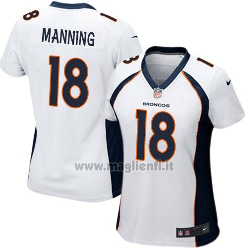 Maglia NFL Game Donna Denver Broncos Manning Blu